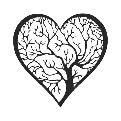 Heart Tree of Life - Metal Wall Art