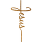 Jesus Cross - Metal Wall Art Hammer Copper - Badger Steel USA