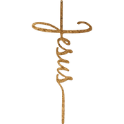 Jesus Cross - Metal Wall Art Hammer Copper - Badger Steel USA