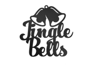 Jingle Bells - Metal Wall Art