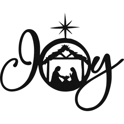 Joy - Metal Wall Art