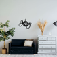 Joy - Metal Wall Art On Wall above a couch - Badger Steel USA