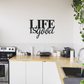 Life Is Good Metal Wall Art Sign - Badger Steel USA