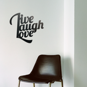 Live Laugh Love - Metal Wall Art - Badger Steel USA