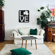 Love Clover - Metal Wall Art