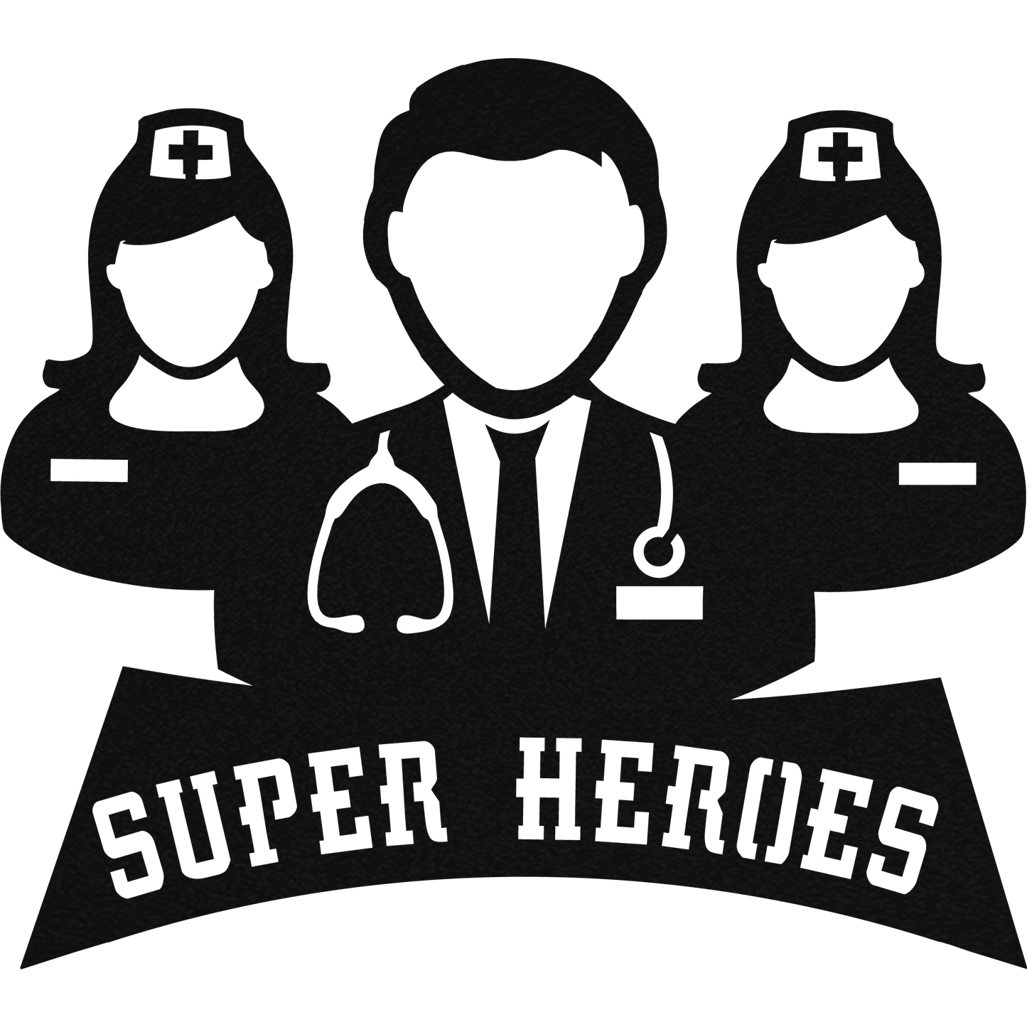 Medic Superheroes - Metal Wall Art