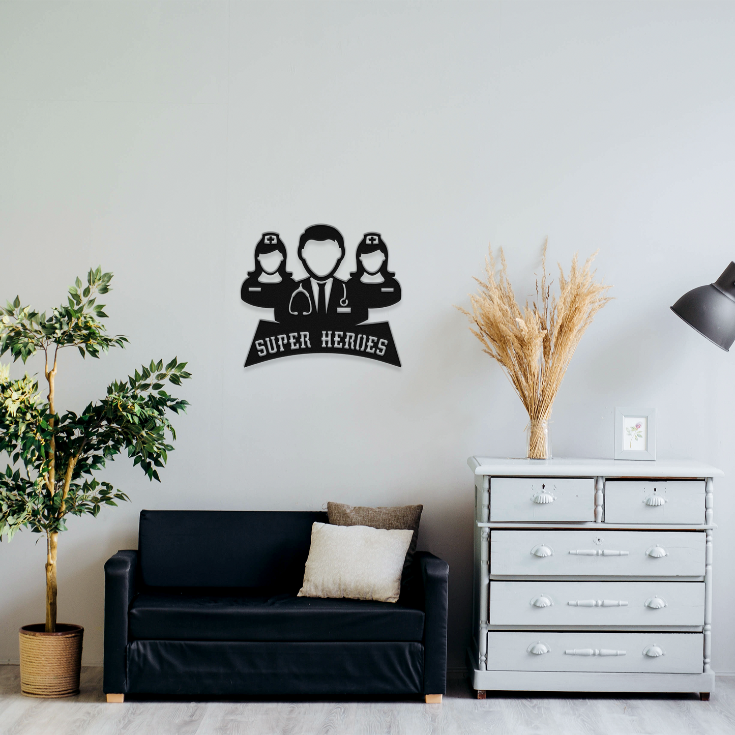 Medic Superheroes - Metal Wall Art