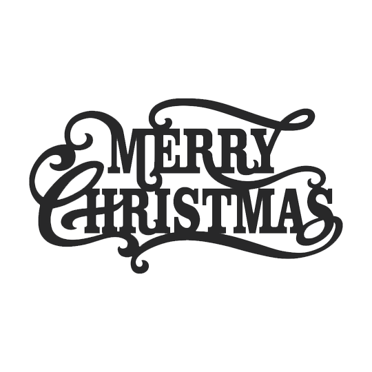 Merry Christmas - Metal Wall Art