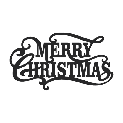 Merry Christmas - Metal Wall Art