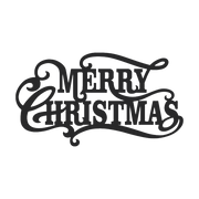 Merry Christmas - Metal Wall Art