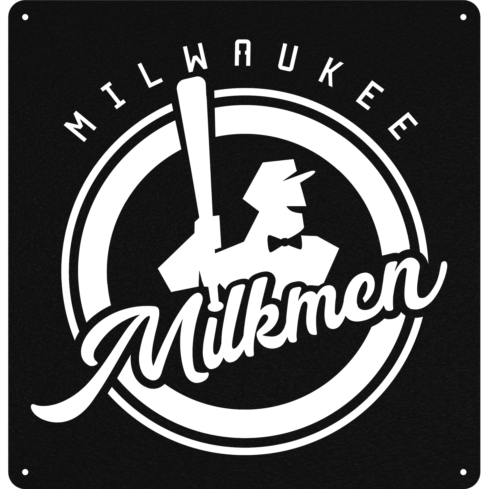 Milwaukee Milkmen - Metal Wall Art - Badger Steel USA