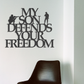 My Son Defends - Metal Wall Art