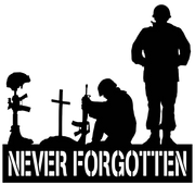Never Forgotten - Metal Wall Art