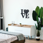 Love Heart Personalized - Metal Wall Art
