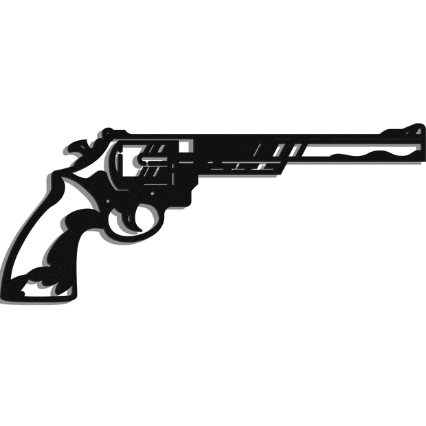 Revolver - Metal Wall Art