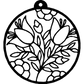 Round Flower Bouquet - Metal Wall Art