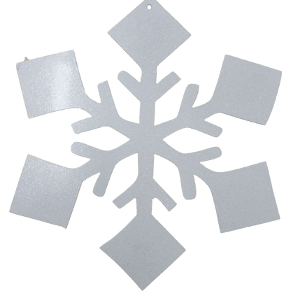 Snowflake Glitter - Metal Wall Art - Badger Steel USA