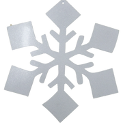 Snowflake Glitter - Metal Wall Art - Badger Steel USA