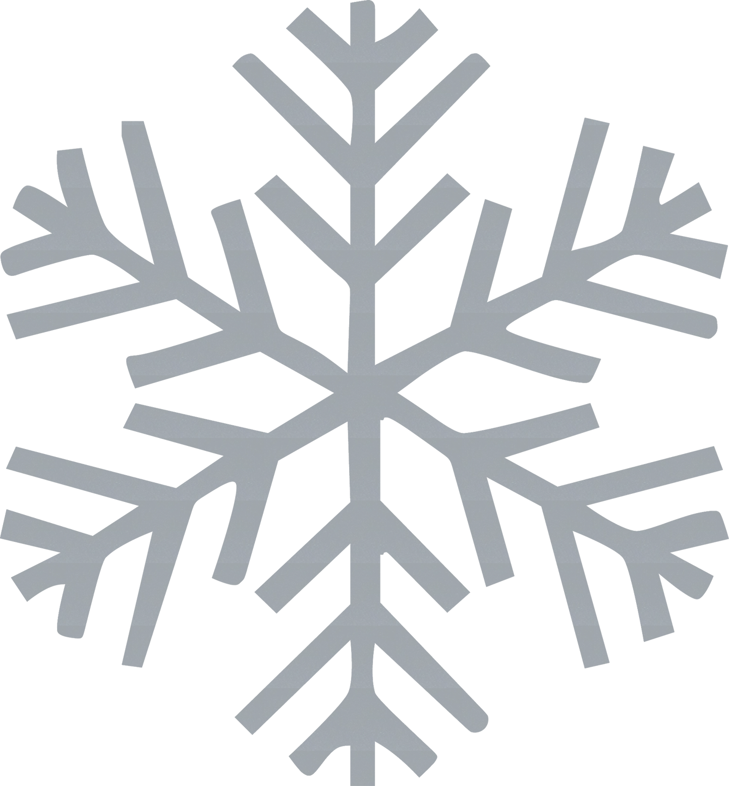 Snowflake Stems - Metal Wall Art - Badger Steel USA