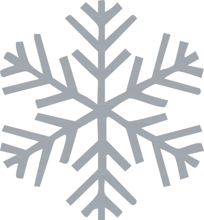 Snowflake Stems - Metal Wall Art - Badger Steel USA
