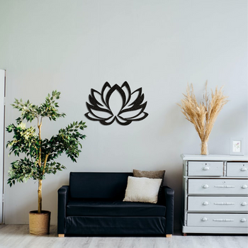 Lotus Flower - Metal Wall Art