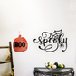 Spooky Web - Metal Wall Art White Background - Badger Steel USA