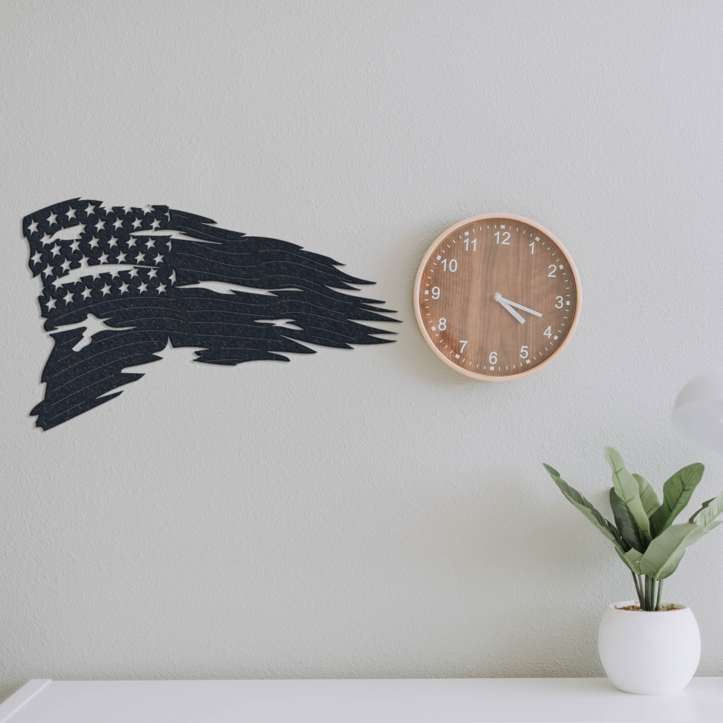 Tattered Flag - Metal Wall Art