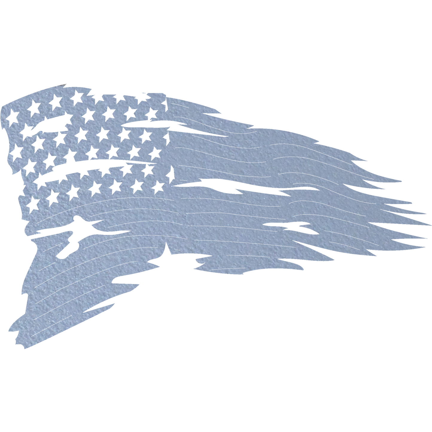 Tattered Flag - Metal Wall Art