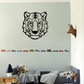 Geometric Tiger - Metal Wall Art