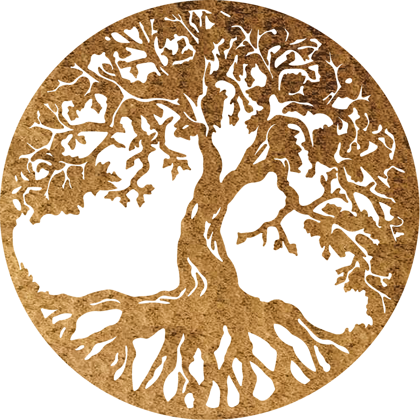 Tree Of Life Round - Metal Wall Art