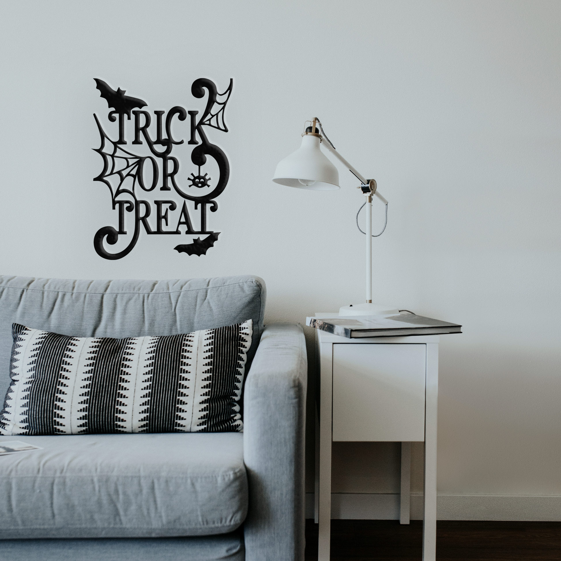 Trick Or Treat - Metal Wall Art - With background - Badger Steel USA