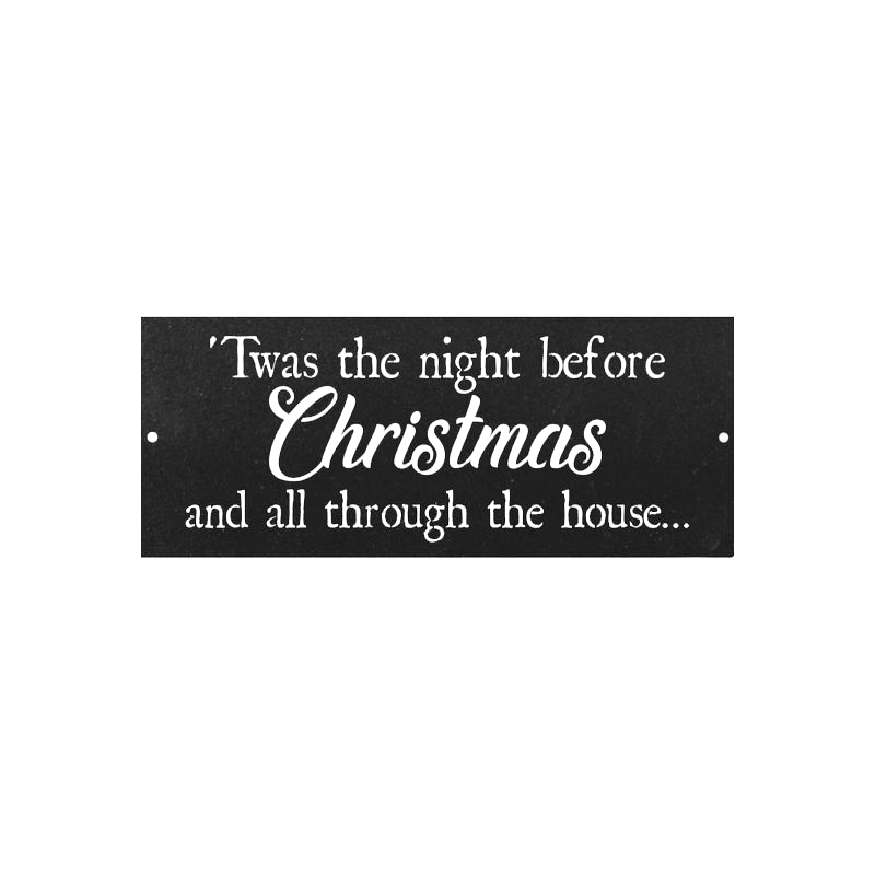 Twas' the night before Christmas - Metal Wall Art