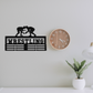 Wrestling Medal Holder - Metal Wall Art