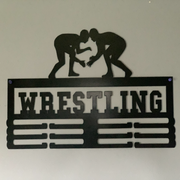 Wrestling Medal Holder - Metal Wall Art