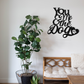 You Me & The Dog - Metal Wall Art