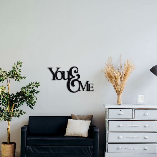 You & Me - Metal Wall Art