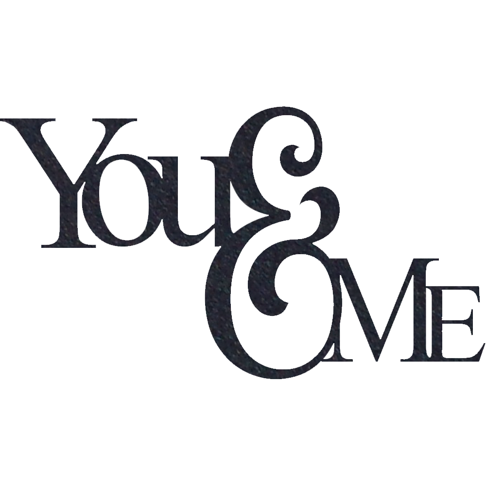 You & Me - Metal Wall Art