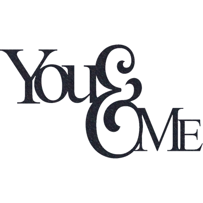 You & Me - Metal Wall Art