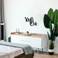 You & Me - Metal Wall Art