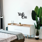 You & Me - Metal Wall Art