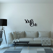 You & Me - Metal Wall Art