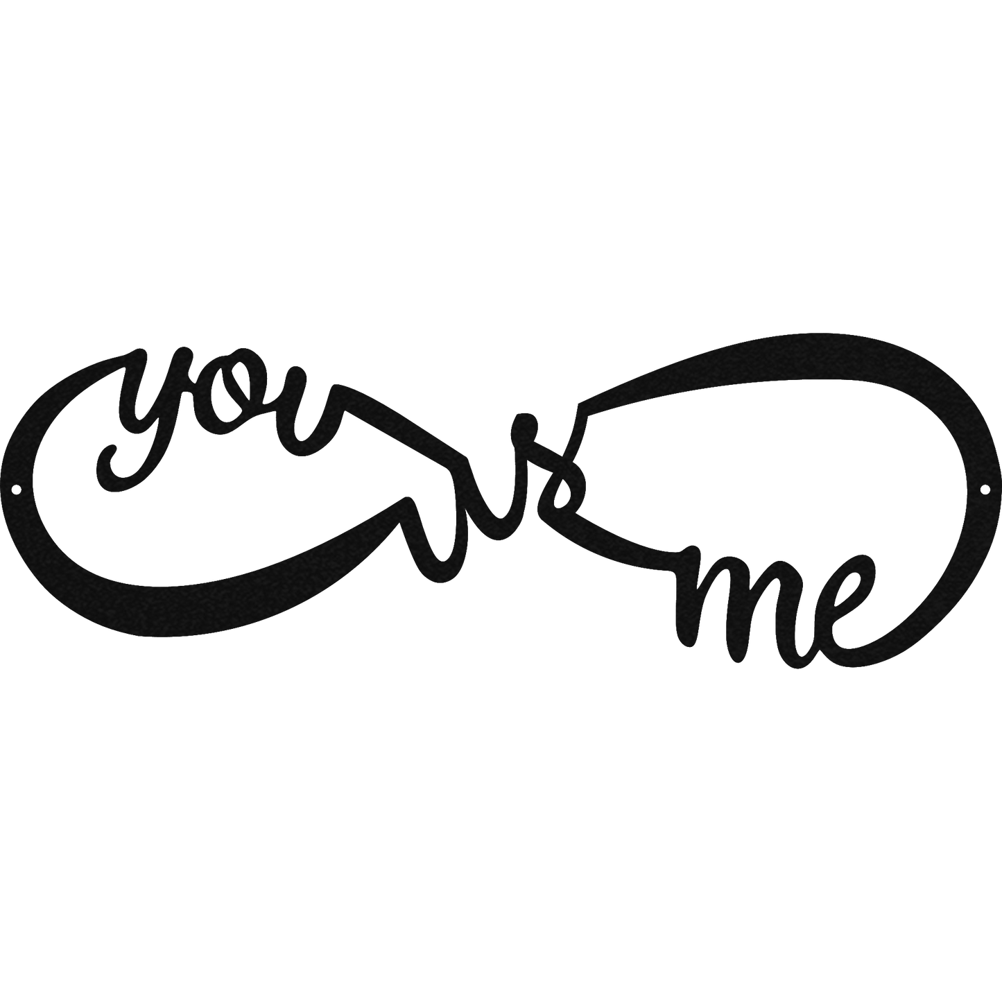 You Me and US Infinity - Metal Wall Art - Badger Steel USA