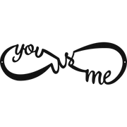 You Me and US Infinity - Metal Wall Art - Badger Steel USA