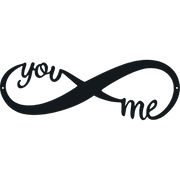 You and Me Infinity - Metal Wall Art - Badger Steel USA
