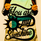 You Are My Sunshine - Metal Wall Art