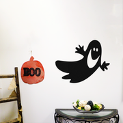 Flying Ghost - Metal Wall Art - Created Back Ground - Badger Steel Usa