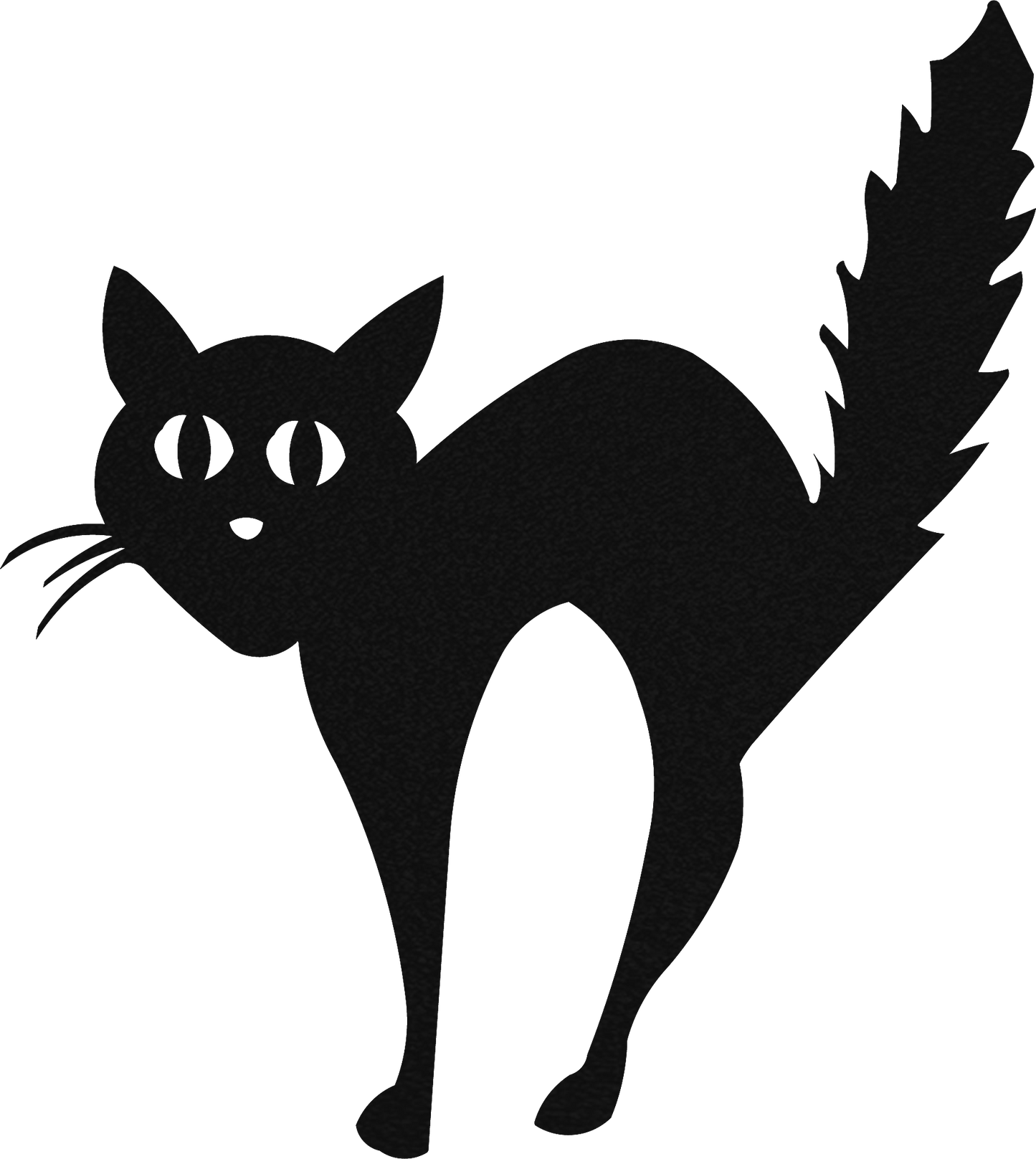 Frighten Cat - Metal Wall Art - Badger Steel Usa