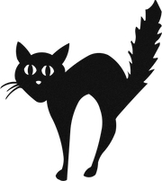 Frighten Cat - Metal Wall Art - Badger Steel Usa