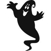 Happy Ghost - Metal Wall Art - Badger Steel Usa