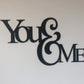 You & Me - Metal Wall Art - Badger Steel USA